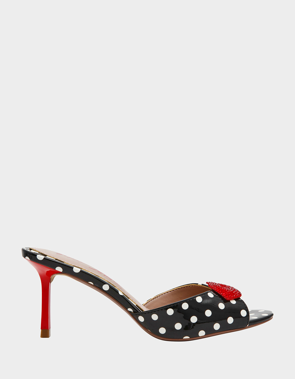 CASIDY WHITE BLACK POLKA DOT