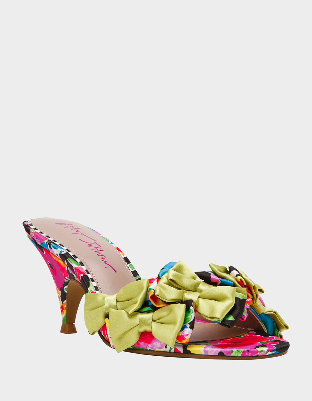 CELESTE BLACK MULTI FLORAL - SHOES - Betsey Johnson - view 2