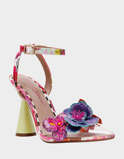 CHELSIE WHITE MULTI - SHOES - Betsey Johnson