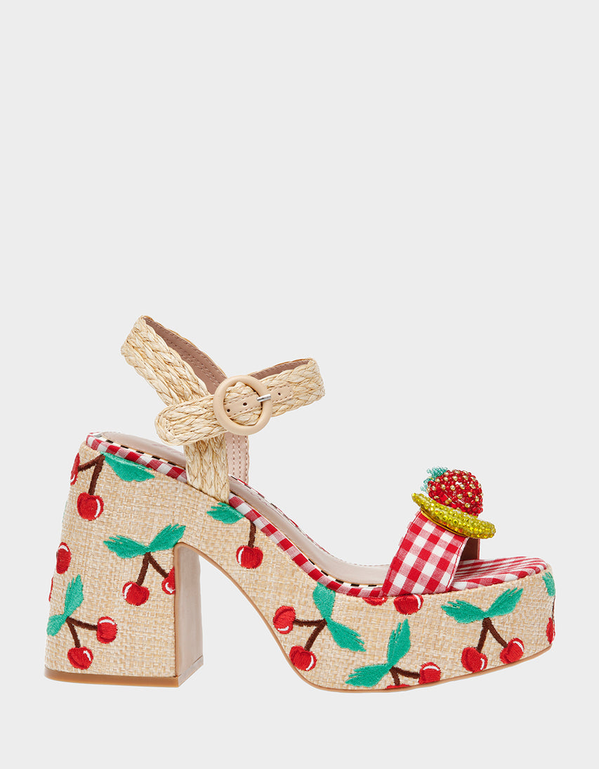 CHEYNE NATURAL MULTI - SHOES - Betsey Johnson