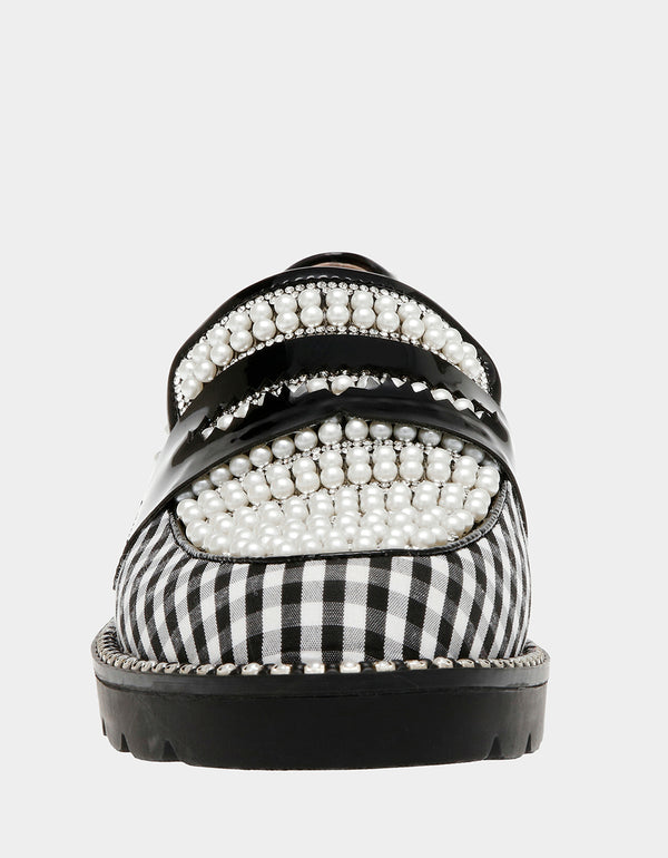 DARIAN BLACK/WHITE MULTI - SHOES - Betsey Johnson