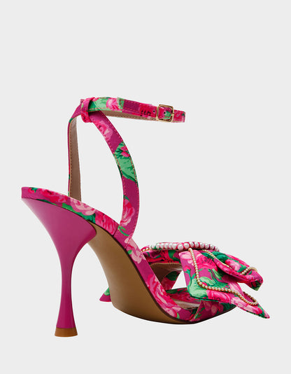 DENLY FUCHSIA FLORAL - SHOES - Betsey Johnson