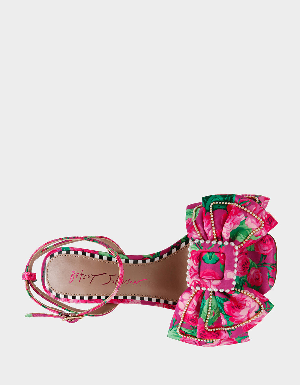 DENLY FUCHSIA FLORAL - SHOES - Betsey Johnson