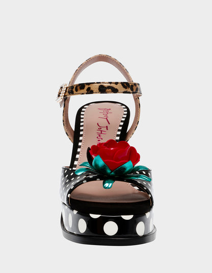 DILAN BLACK MULTI - SHOES - Betsey Johnson