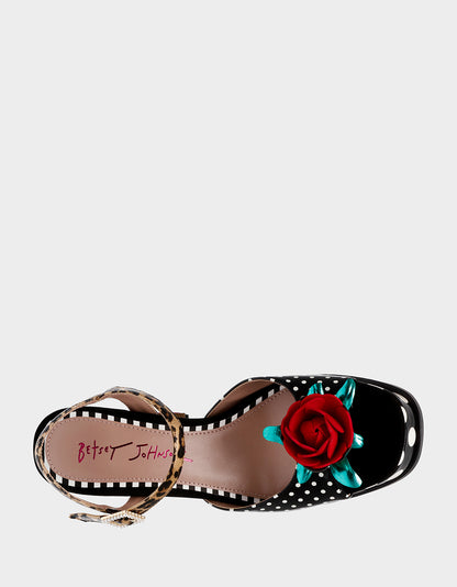 DILAN BLACK MULTI - SHOES - Betsey Johnson