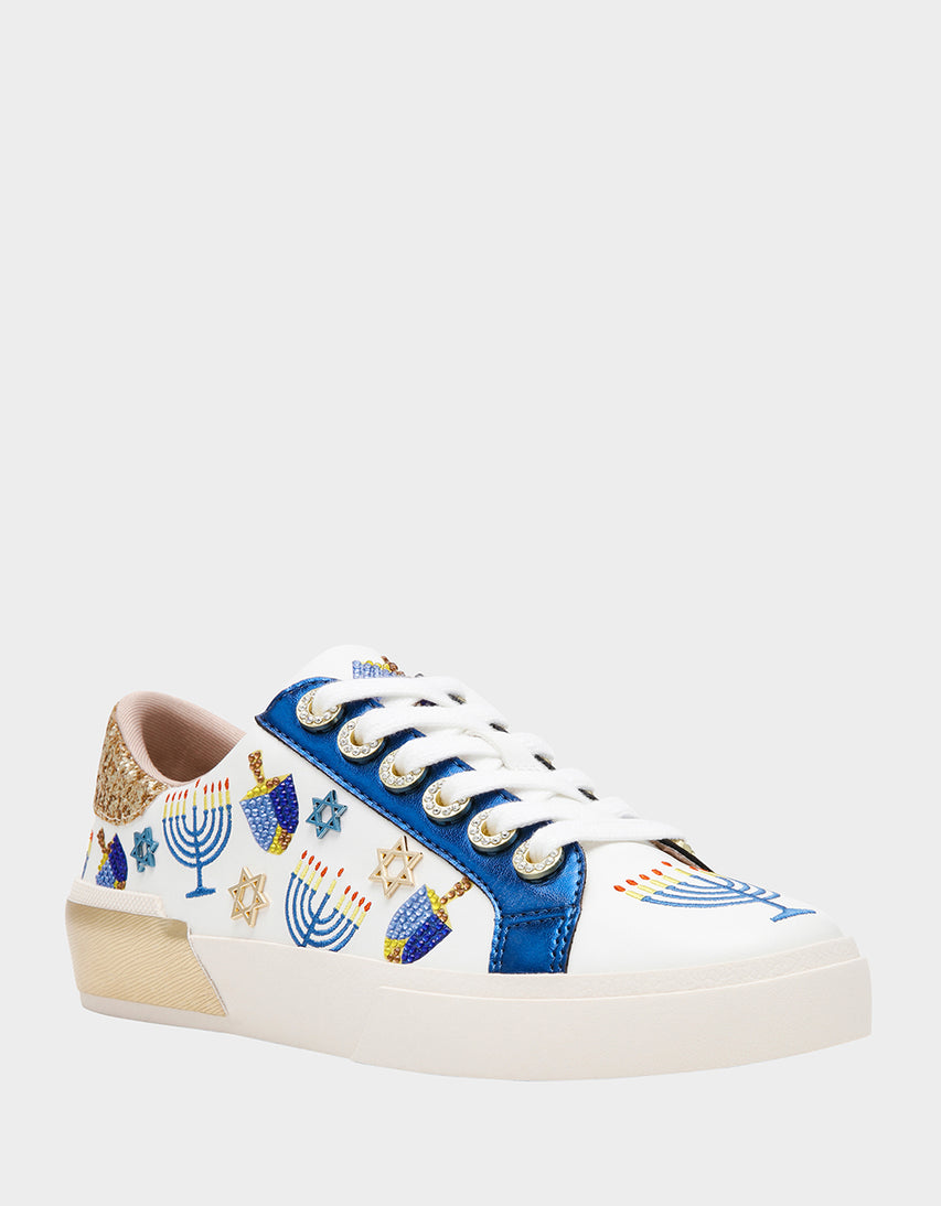 DREIDEL WHITE/GOLD - SHOES - Betsey Johnson