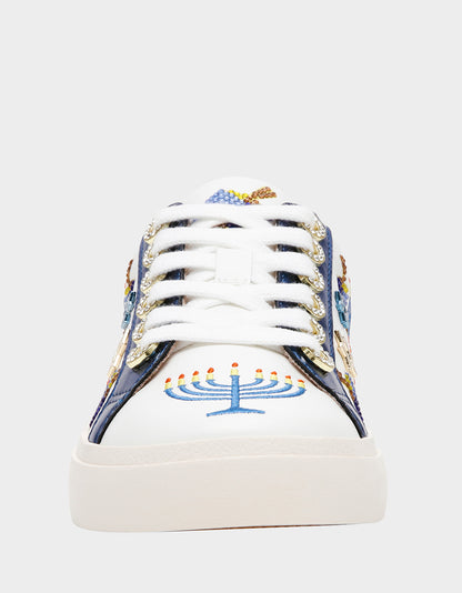 DREIDEL WHITE/GOLD - SHOES - Betsey Johnson