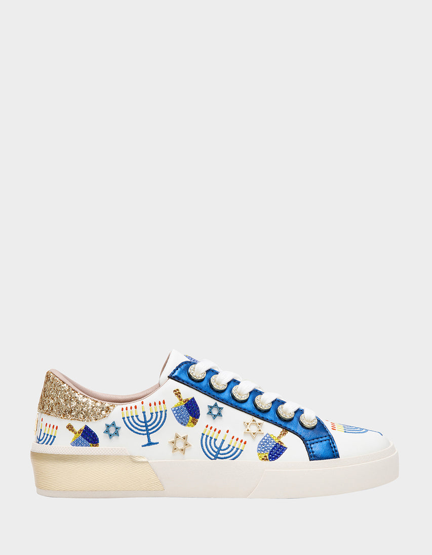 DREIDEL WHITE/GOLD - SHOES - Betsey Johnson