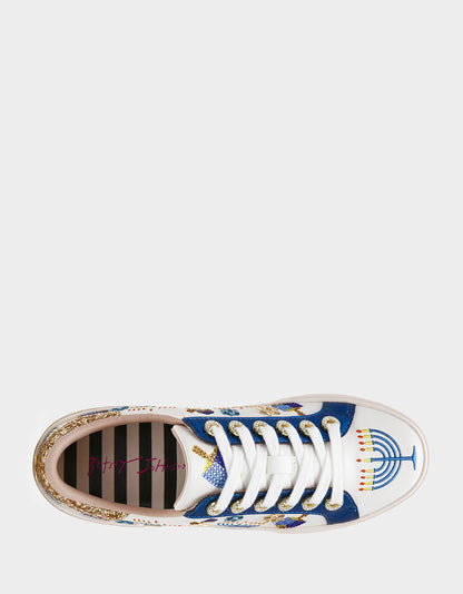 DREIDEL WHITE/GOLD - SHOES - Betsey Johnson