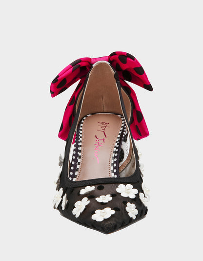 FELIX BLACK/WHITE/MULTI - SHOES - Betsey Johnson