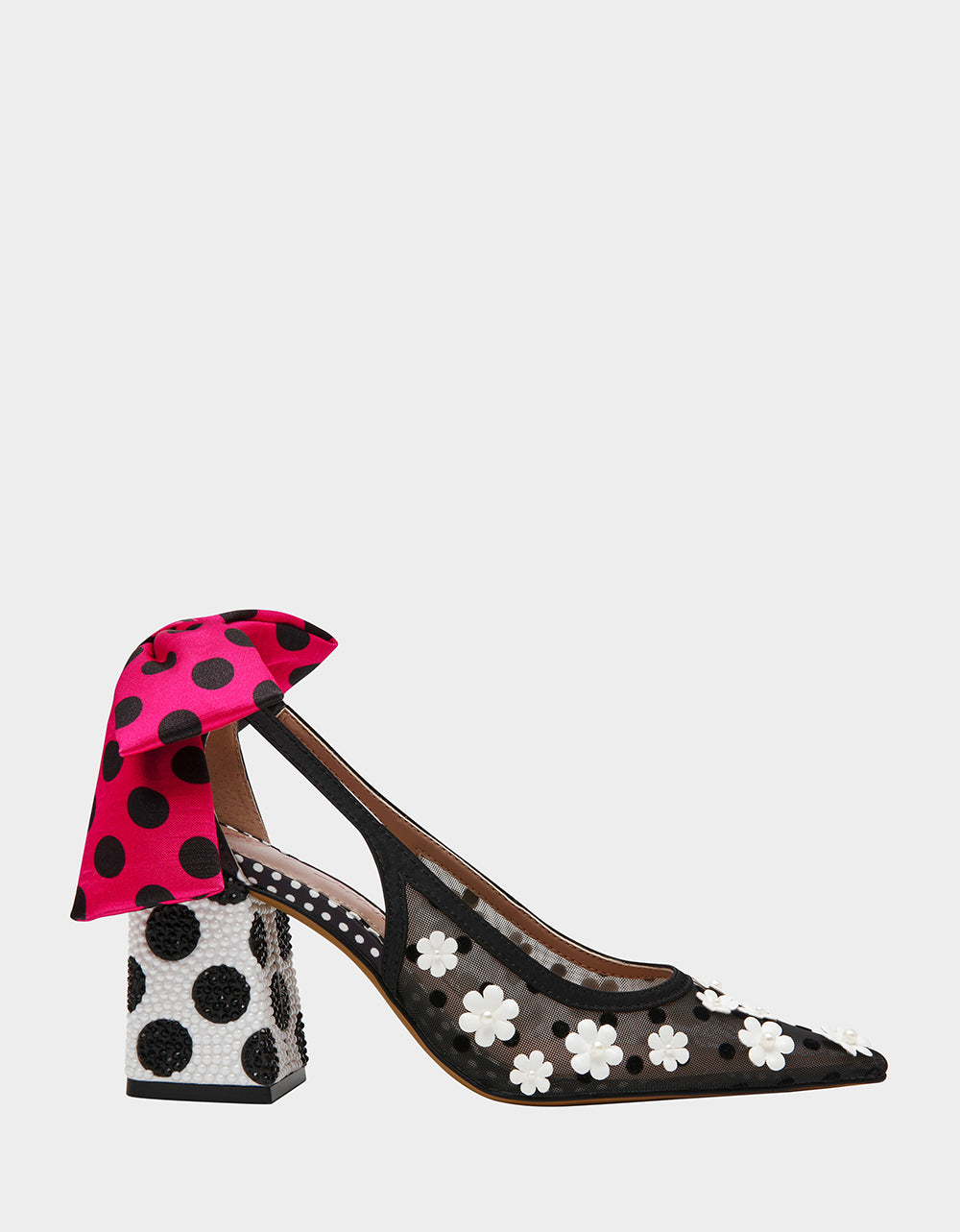 FELIX BLACK/WHITE/MULTI - SHOES - Betsey Johnson