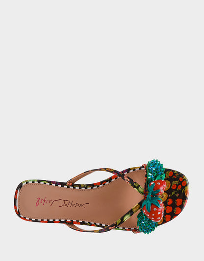 GARRIK BLACK MULTI - SHOES - Betsey Johnson