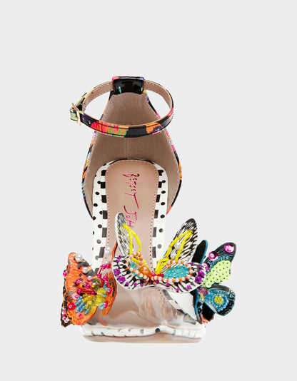 GIDELLE BLACK MULTI - SHOES - Betsey Johnson