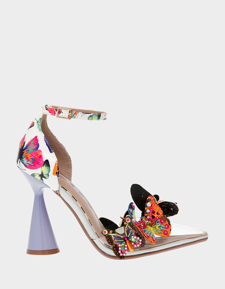 GIDELLE WHITE MULTI - SHOES - Betsey Johnson