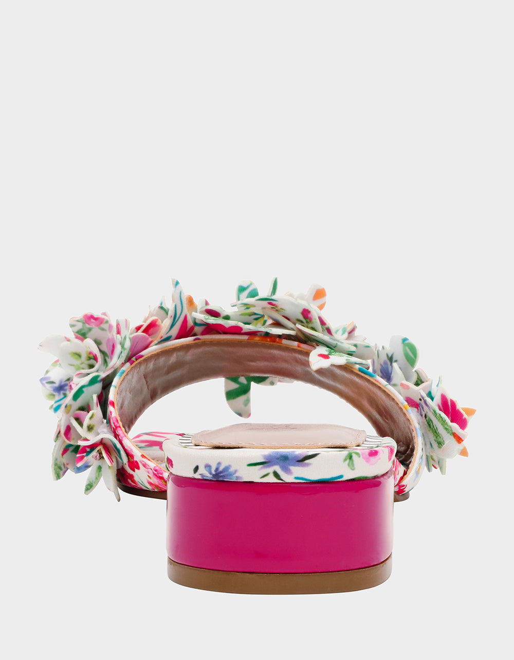 GLORRIA NATURAL FLORAL MULTI - SHOES - Betsey Johnson - view 5