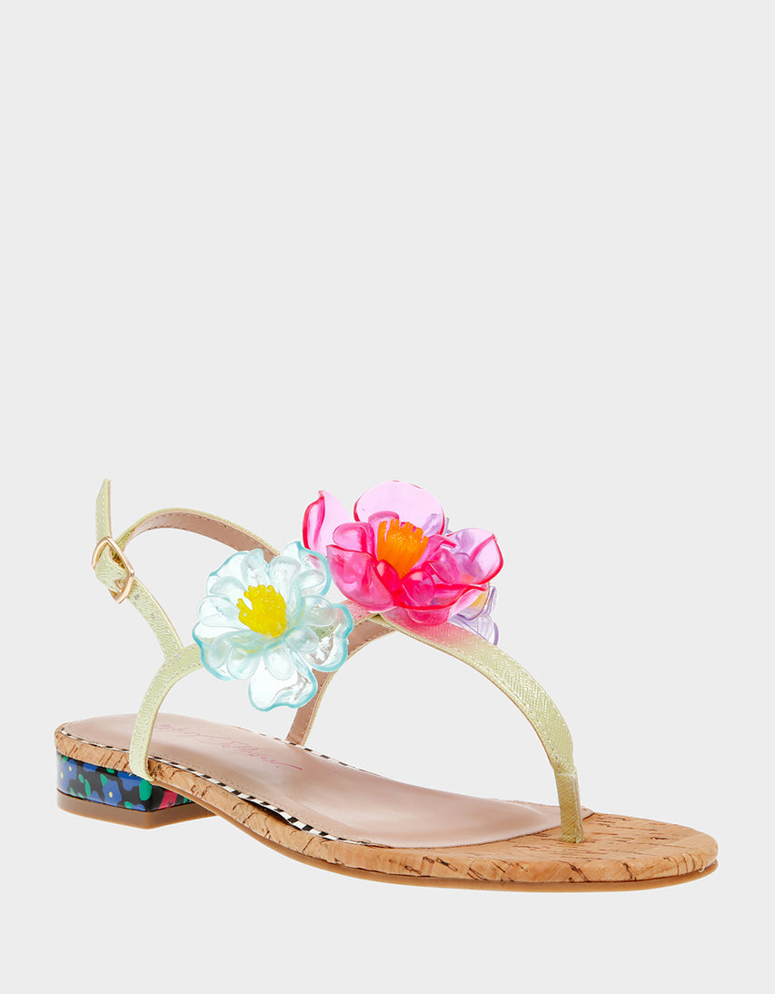 HAVANAH GREEN MULTI - SHOES - Betsey Johnson