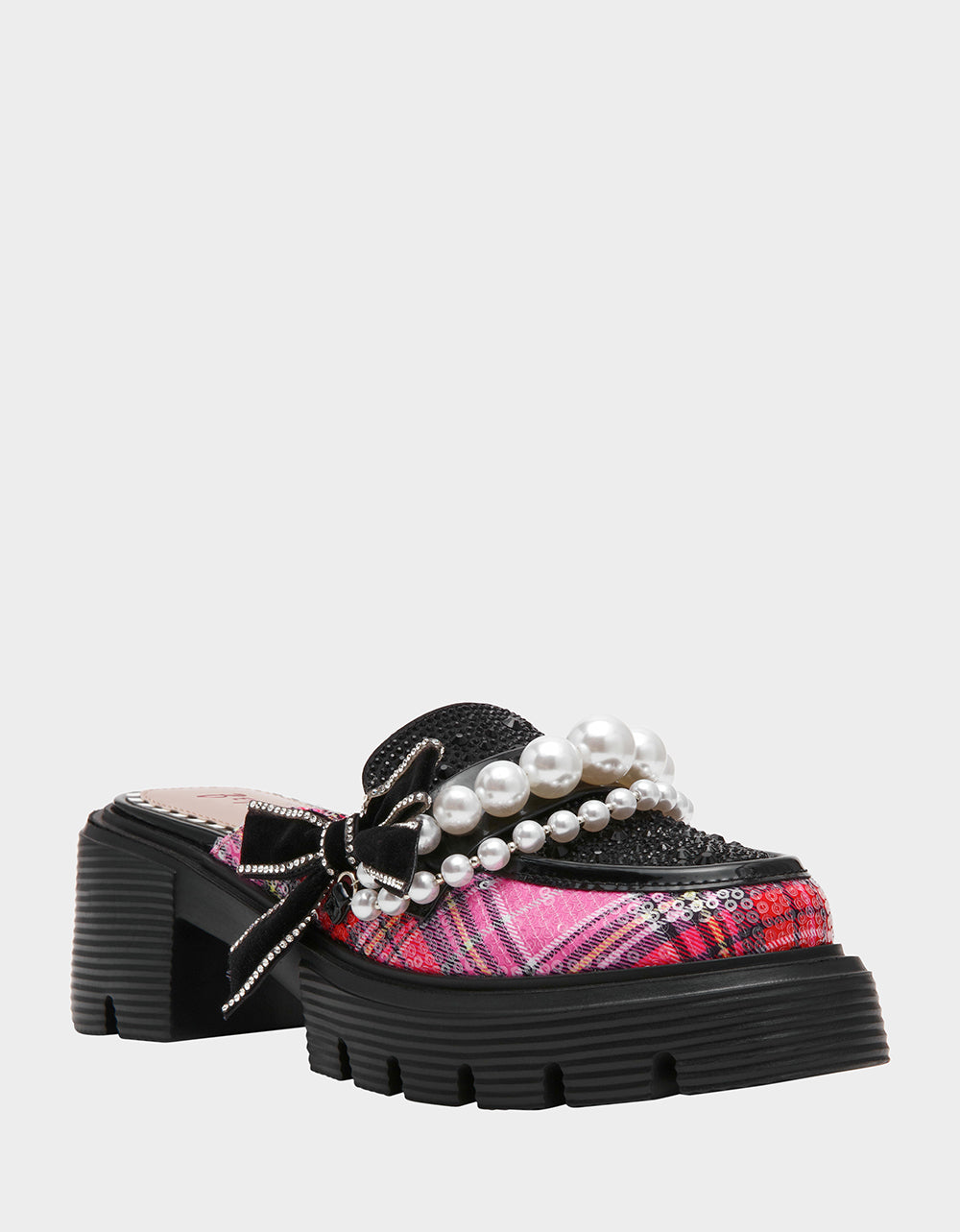 HAVEN PINK PLAID MULTI - SHOES - Betsey Johnson - view 2