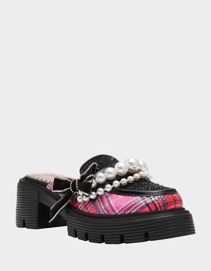 HAVEN PINK PLAID MULTI - SHOES - Betsey Johnson
