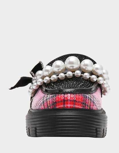 HAVEN PINK PLAID MULTI - SHOES - Betsey Johnson