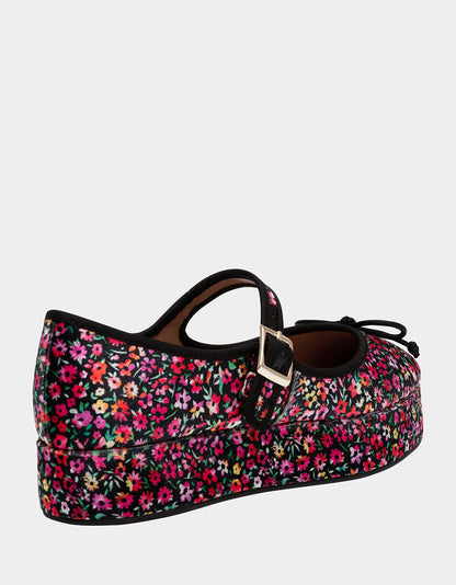 HELLENA BLACK DITSY FLORAL - SHOES - Betsey Johnson