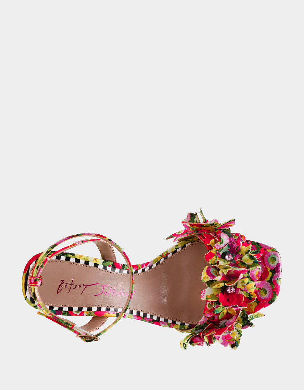 HILLEY GREEN FLORAL MULTI - SHOES - Betsey Johnson