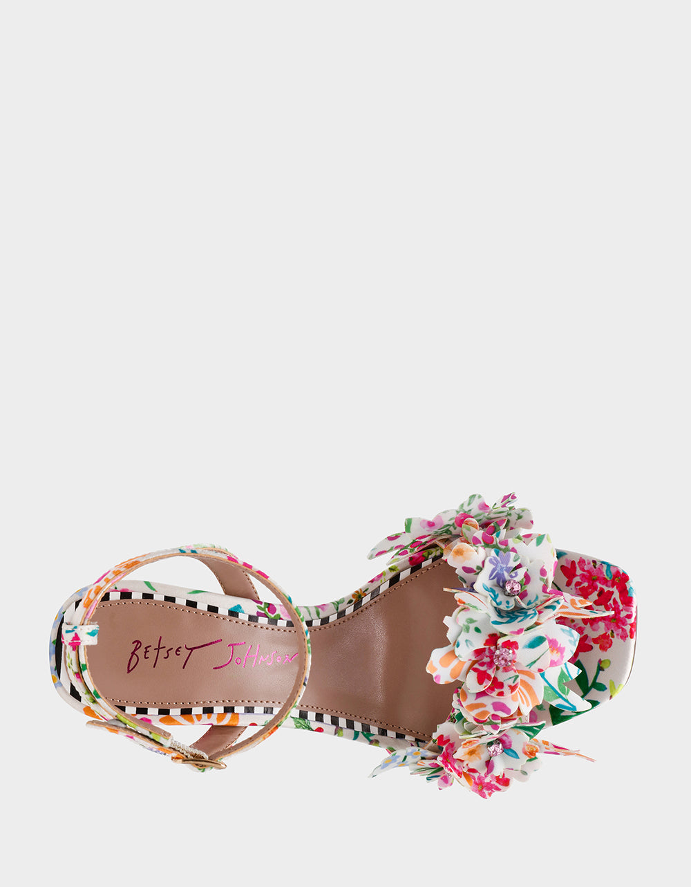HILLEY NATURAL FLORAL MULTI - SHOES - Betsey Johnson