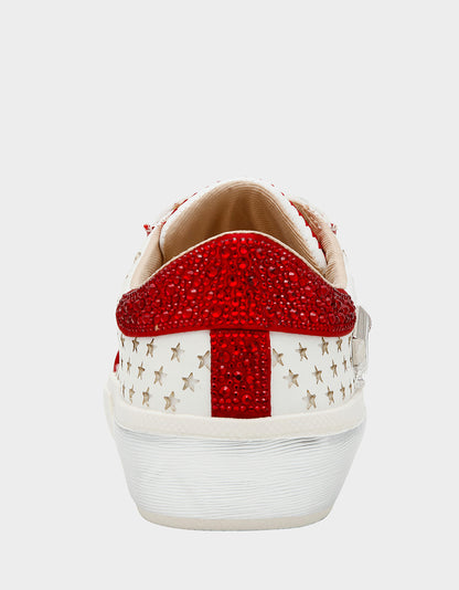 HOMERUN WHITE MULTI - SHOES - Betsey Johnson