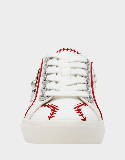 HOMERUN WHITE MULTI - SHOES - Betsey Johnson
