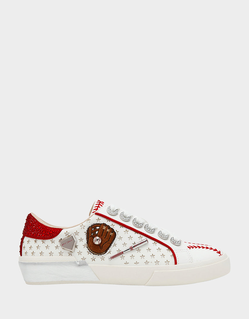 HOMERUN WHITE MULTI - SHOES - Betsey Johnson