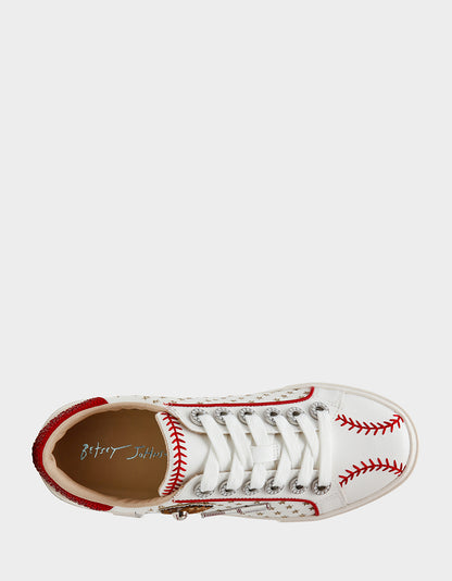 HOMERUN WHITE MULTI - SHOES - Betsey Johnson