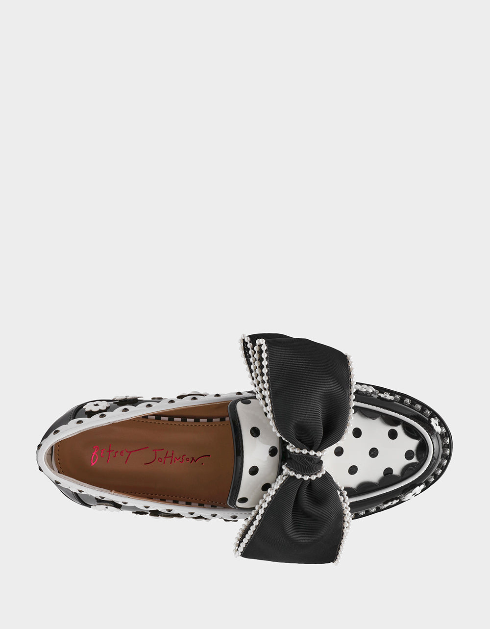 HURLEY BLACK/WHITE FLOWER - SHOES - Betsey Johnson - view 6