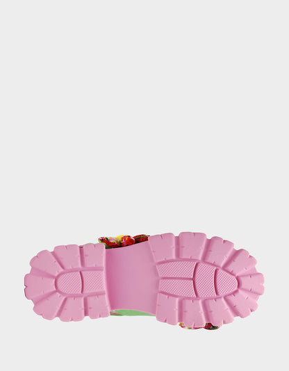 JEROMY GREEN FLORAL MULTI - SHOES - Betsey Johnson