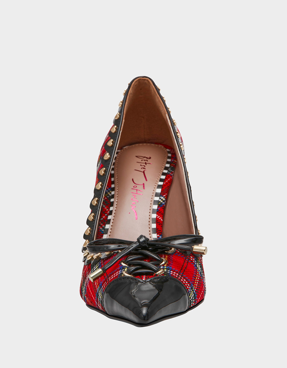 JOVI RED PLAID MULTI - SHOES - Betsey Johnson - view 3