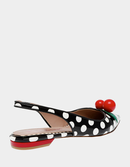 JUNNIPER BLACK WHITE MULTI - SHOES - Betsey Johnson