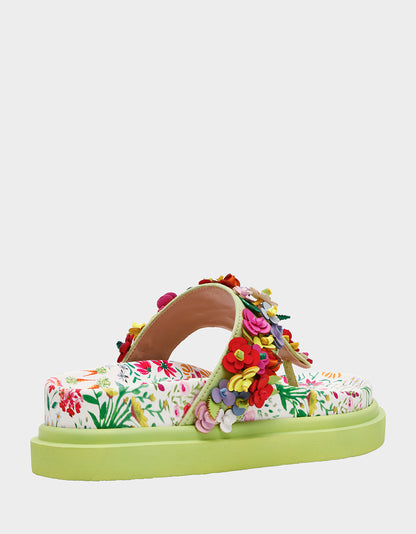 KAMMERON NATURAL FLORAL MULTI - SHOES - Betsey Johnson