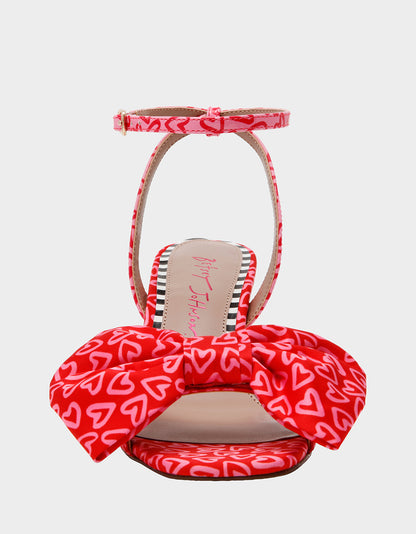 KENDAL RED MULTI - SHOES - Betsey Johnson