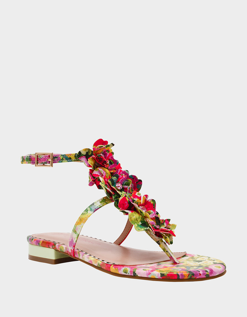 KENEDY GREENN FLORAL MULTI - SHOES - Betsey Johnson