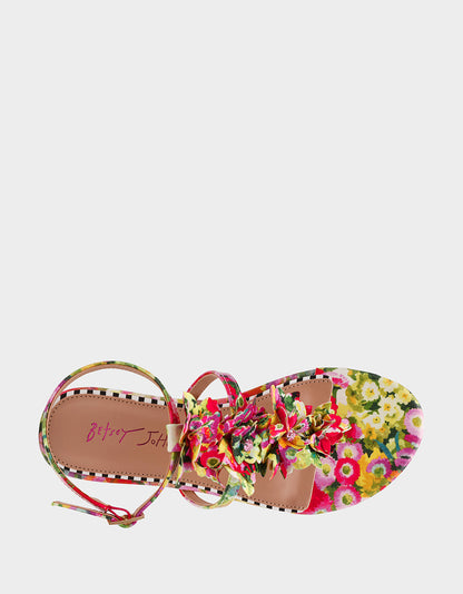 KENEDY GREENN FLORAL MULTI - SHOES - Betsey Johnson