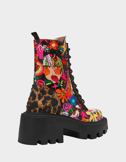 KIMMY BLACK MULTI - SHOES - Betsey Johnson