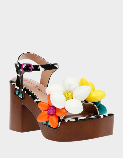 KINSLEE BLACK MULTI - SHOES - Betsey Johnson