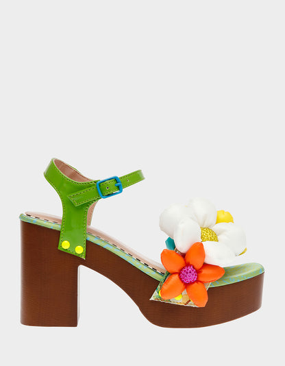 KINSLEE GREEN MULTI - SHOES - Betsey Johnson