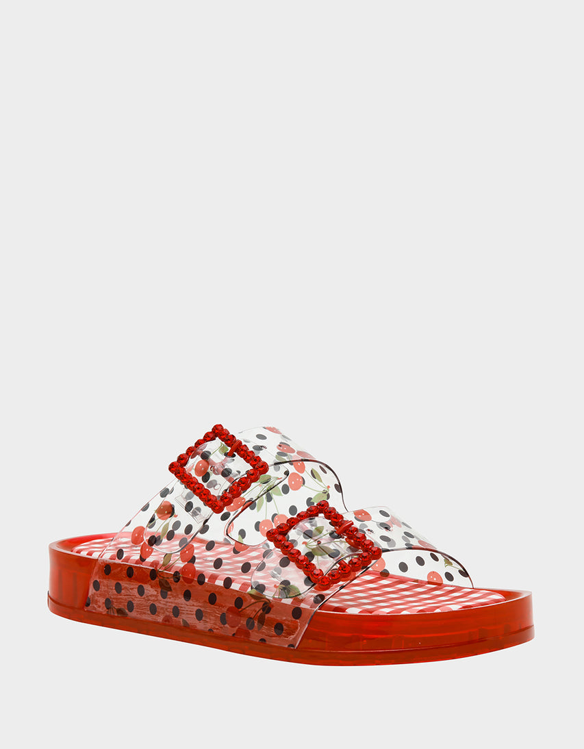 LANDIN RED MULTI - SHOES - Betsey Johnson