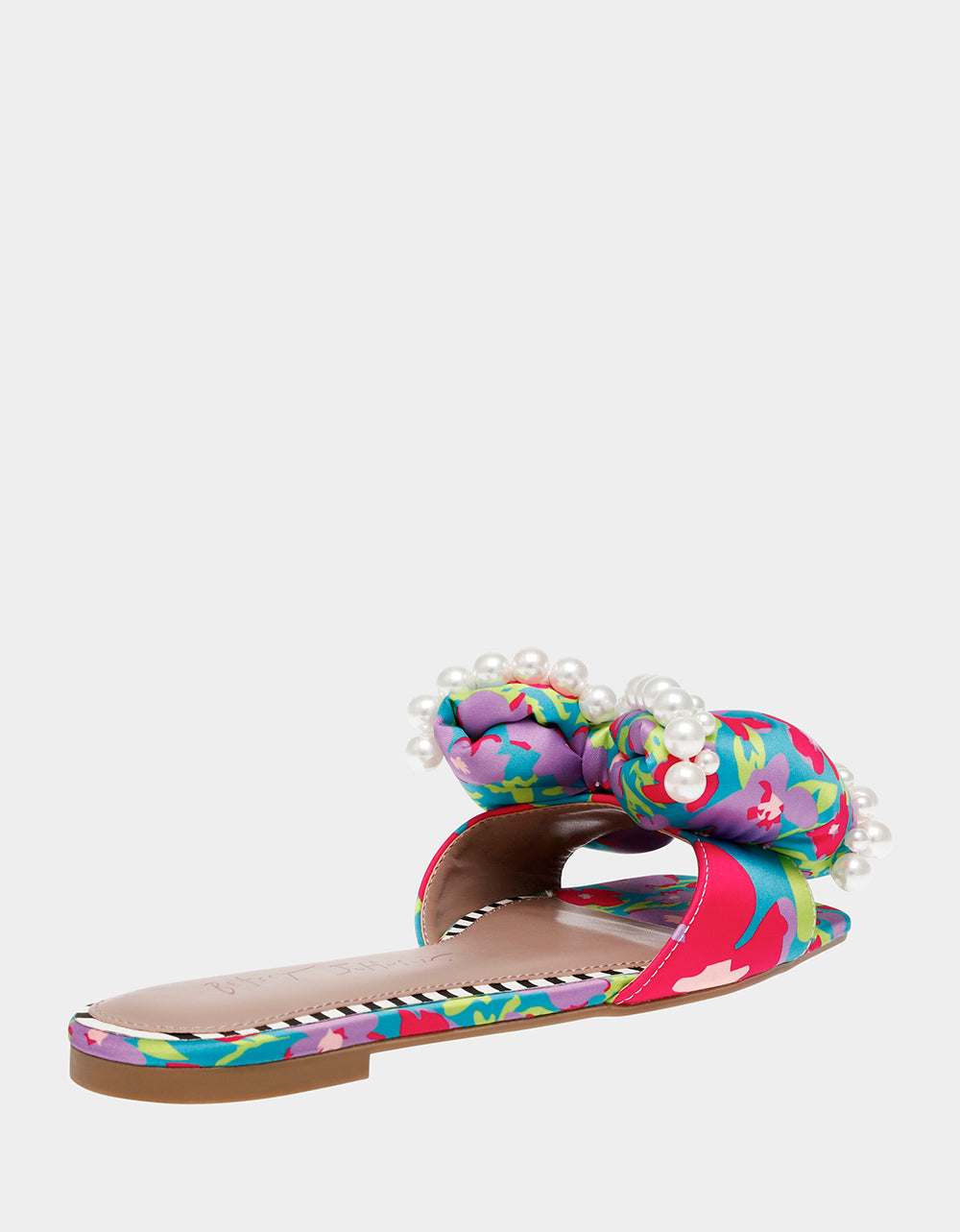 LIAH BLUE MULTI Slip-On Sandal | Women's Sandals – Betsey Johnson