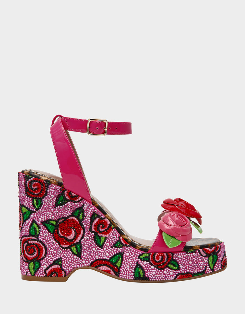 LIZZETE FUCHSIA ROSE - SHOES - Betsey Johnson