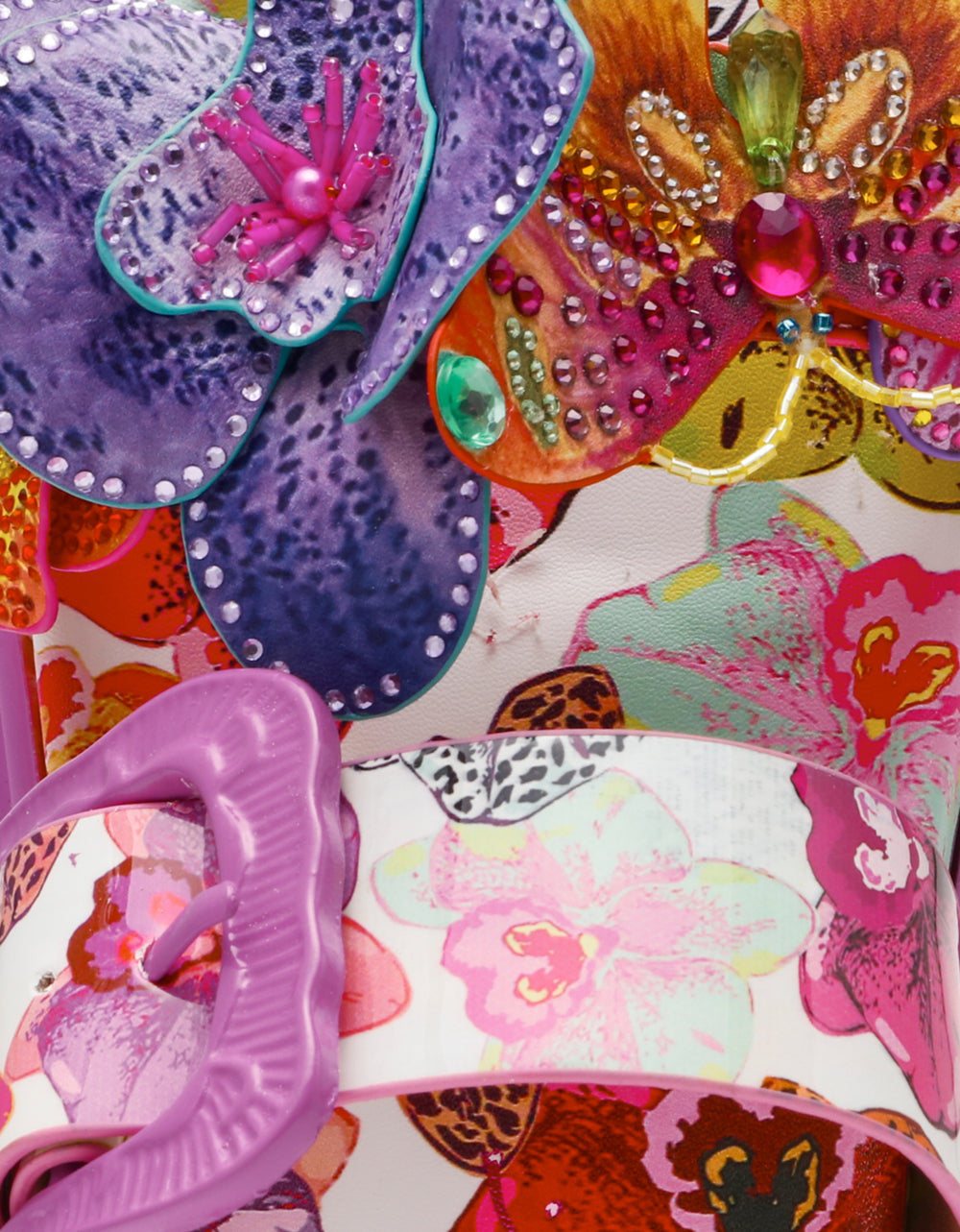 LORAYNE WHITE MULTI - SHOES - Betsey Johnson