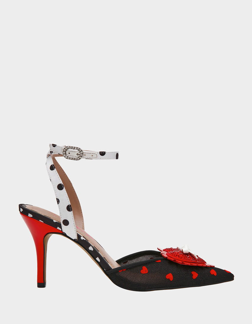 LOVELY BLACK MULTI - SHOES - Betsey Johnson
