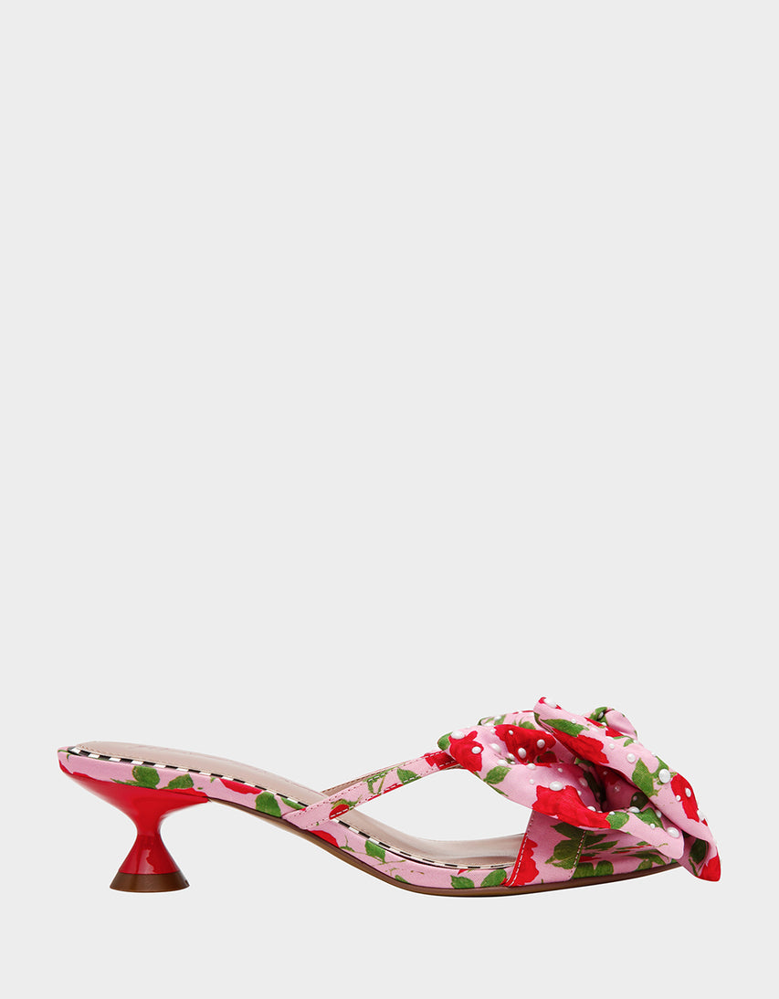 LULA PINK/ROSE FLORAL - SHOES - Betsey Johnson