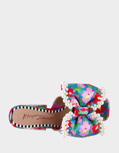 MACCIE BLUE MULTI - SHOES - Betsey Johnson