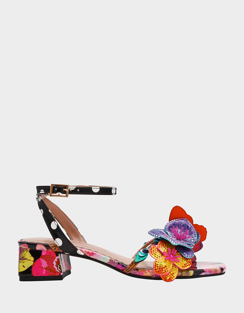 MARANDA BLACK MULTI - SHOES - Betsey Johnson