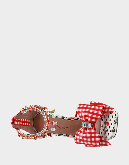 MARGRET RED MULTI - SHOES - Betsey Johnson
